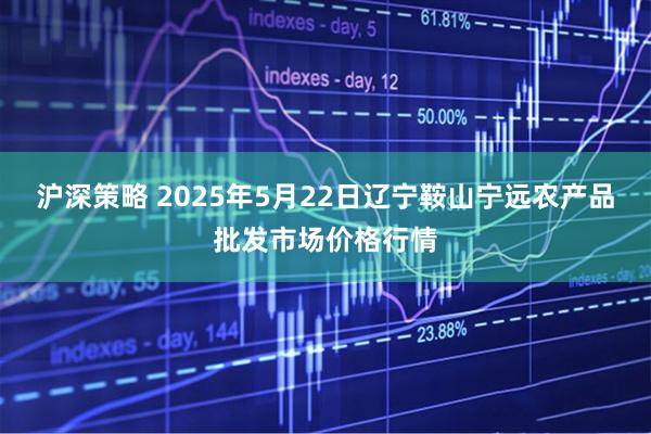 沪深策略 2025年5月22日辽宁鞍山宁远农产品批发市场价格行情