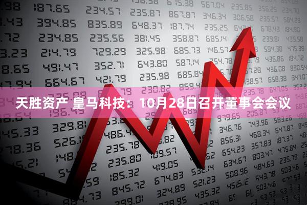 天胜资产 皇马科技：10月28日召开董事会会议